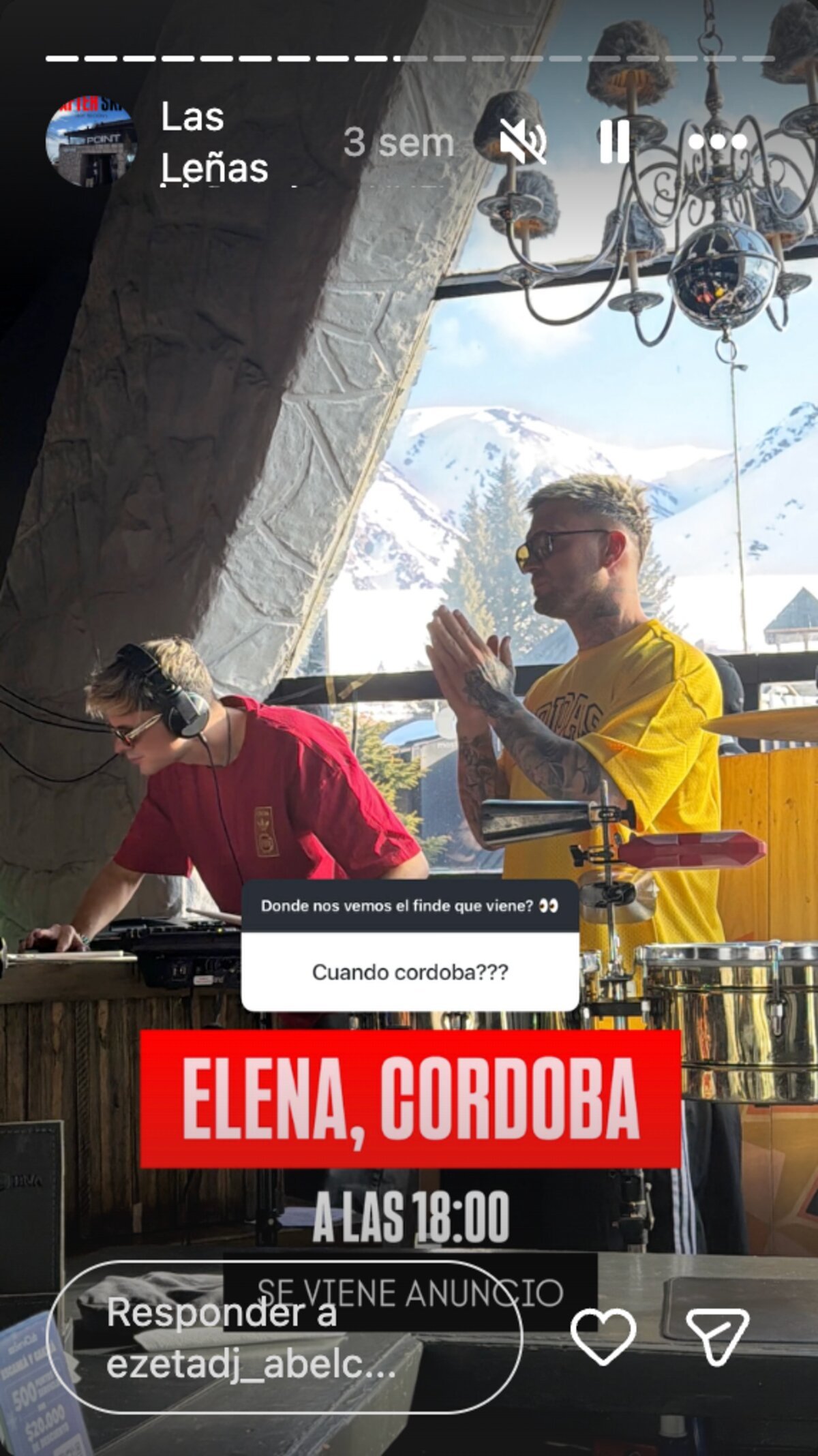 Ezeta DJ y Abel C en Las Leñas